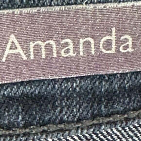 Gloria Vanderbilt Jeans Womens 14 Short Amanda Medium Wash Cotton Stretch - Picture 6 of 9